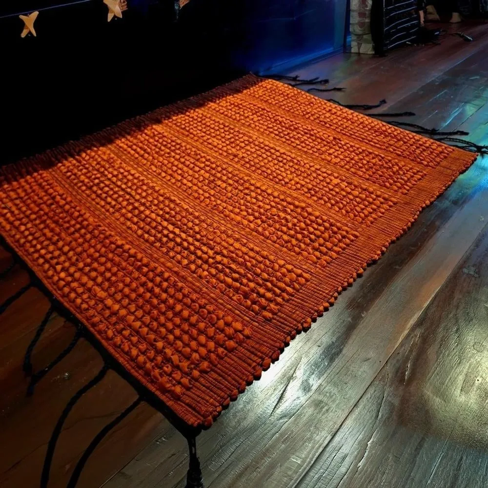 sakiori weaving rug