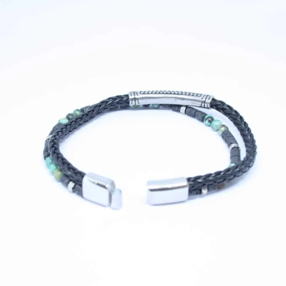shopmaak-jewellery-bracelet-african-lava-leather-stainless-steel-handmade-bangkok