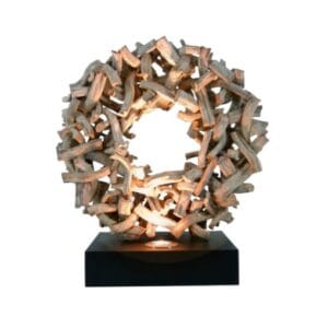 natural grapevine table lamp