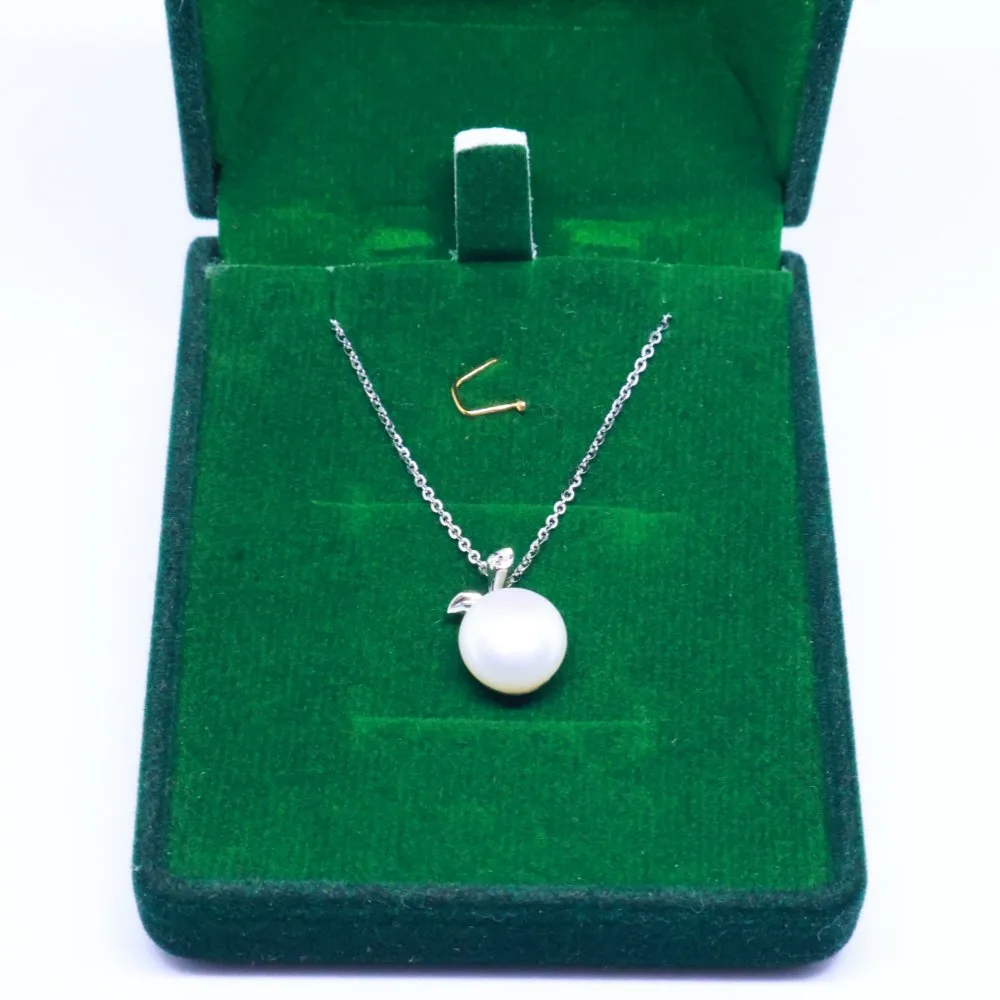 925 sterling silver pearl pendant necklace